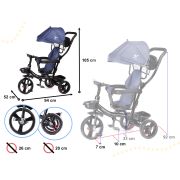 Tricicleta pentru copii Premium TRIKE FIX LITE - ALBASTRU