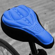 Husa universala albastra cu gel pentru scaunul bicicletei AVX-RW5F