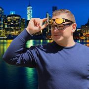 Set 2 perechi ochelari de condus pe timp de zi, noapte sau ceata HD VISION