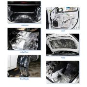 Material insonorizant auto cu strat din aluminiu, dimensiune 100cm x 100 cm x 6mm