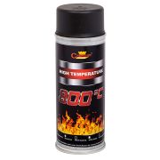 Spray Vopsea Rezistenta Termic pentru Etrieri, culoare Negru, 400ml, Champion Color, 800 °C