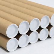 Tub din carton pentru protectie la transport folii si printuri, lungime 130 cm, diametru Ø76mm, grosime perete 4mm