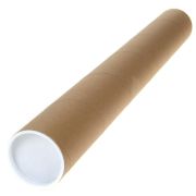 Tub din carton pentru protectie la transport folii si printuri, lungime 130 cm, diametru Ø76mm, grosime perete 4mm