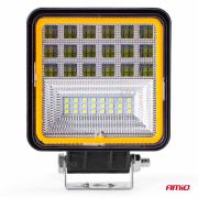 Proiector LED pentru Off-Road, ATV, SSV, cu functie de semnalizare, culoare 6500K, 3360 lm, tensiune 9 - 36V, dimensiuni 110 x 110 mm