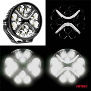 Proiector LED "PRO SERIES" cu doua functii pentru Off-Road, ATV, SSV, putere 54W, 7200lm, culoare 6000K, tensiune 10-30V, dimensiuni 140 x 140 x 61 mm