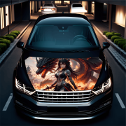 Folie Capota Auto "Hood Art" rezistenta la exterior, marime L (180 x 130cm) - Cod: AVX-CAPOTA-011L