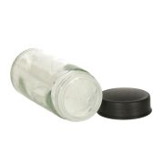 Organizator de condimente cu 18 containere cu suport rotativ pentru bucatarie, culoare neagra