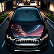 Folie Capota Auto "Hood Art" rezistenta la exterior, marime M (165 x 120cm) - Cod: AVX-CAPOTA-023M