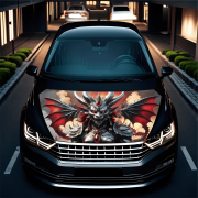Folie Capota Auto "Hood Art" rezistenta la exterior, marime M (165 x 120cm) - Cod: AVX-CAPOTA-027M
