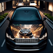Folie Capota Auto "Hood Art" rezistenta la exterior, marime S (150 x 110cm) - Cod: AVX-CAPOTA-029S