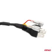 Proiector LED cu Angel Eye model AWL58, pozitie, semnalizare, faza lunga/scurta, pentru Off-Road, ATV, SSV, putere 45W, 8000lm, tensiune 9-36V, dimensiuni 114,5 x 114,5 x 52 mm