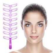 Set 8 sabloane profesionale pentru modelare sprancene