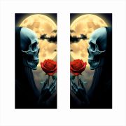 Set 2 stickere decorative pentru stalpii usilor, print autoadeziv de inalta rezolutie, dimensine 2 buc x 50 x 22 cm , cod: AVX-SSU-08