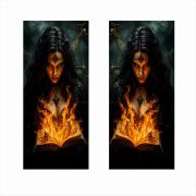 Set 2 stickere decorative pentru stalpii usilor, print autoadeziv de inalta rezolutie, dimensine 2 buc x 50 x 22 cm , cod: AVX-SSU-12
