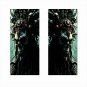 Set 2 stickere decorative pentru stalpii usilor, print autoadeziv de inalta rezolutie, dimensine 2 buc x 50 x 22 cm , cod: AVX-SSU-13