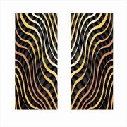 Set 2 stickere decorative pentru stalpii usilor, print autoadeziv de inalta rezolutie, dimensine 2 buc x 50 x 22 cm , cod: AVX-SSU-14