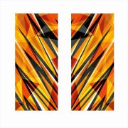 Set 2 stickere decorative pentru stalpii usilor, print autoadeziv de inalta rezolutie, dimensine 2 buc x 50 x 22 cm , cod: AVX-SSU-23