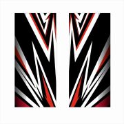 Set 2 stickere decorative pentru stalpii usilor, print autoadeziv de inalta rezolutie, dimensine 2 buc x 50 x 22 cm , cod: AVX-SSU-29