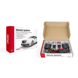 Kit XENON AC model SLIM, compatibil H4-3 BIXENON, 35W, 9-16V, 4300K, destinat competitiilor auto sau off-road