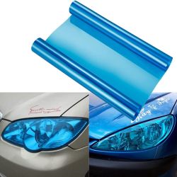 Folie protectie faruri / stopuri auto - Albastru (pret/m liniar) - 053
