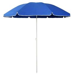 Umbrela de Plaja sau Gradina, culoare Albastra, model XL cu deschidere de pana la 160 cm
