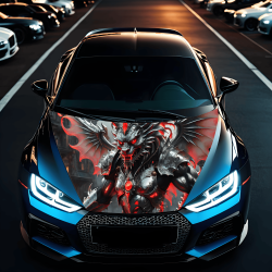 Folie Capota Auto "Hood Art" rezistenta la exterior, marime M (165 x 120cm) - Cod: AVX-CAPOTA-025M