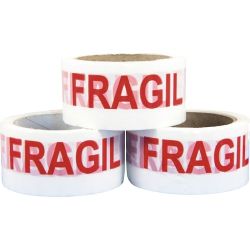 Banda adeziva "Fragile" pentru ambalat 48mm x 60m