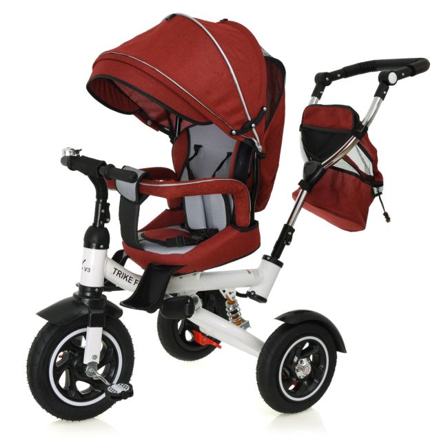 Tricicleta si Carucior pentru copii Premium TRIKE FIX V3 culoare Rosie