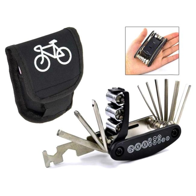 Trusa cu chei si kit de reparatie pana pentru bicicleta AVX-RW8
