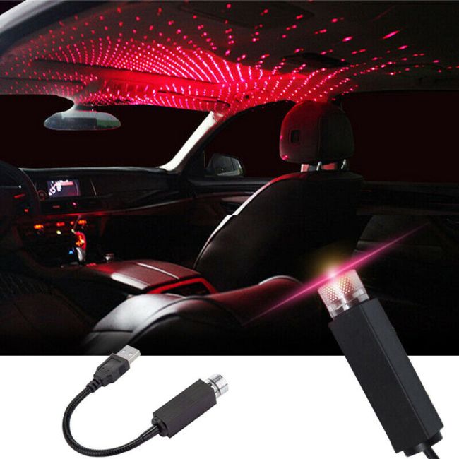 Lampa cu laser pentru plafon auto SkyLight cu alimentare USB