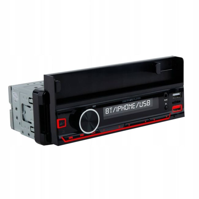 Player Auto RGB, 4 x 50W, model XBASS 7011X, cu Suport Telefon, Telecomanda pe volan, Bluetooth, Radio, MP3, AUX, Card