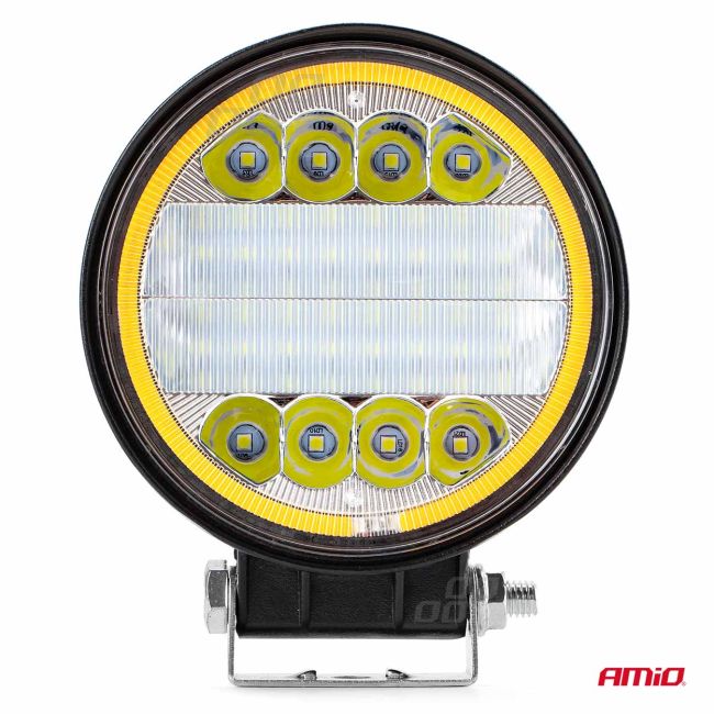 Proiector LED pentru Off-Road, ATV, SSV, cu functie de semnalizare, culoare 6500K, 3360 lm, tensiune 9 - 36V, diametru Ø110 mm