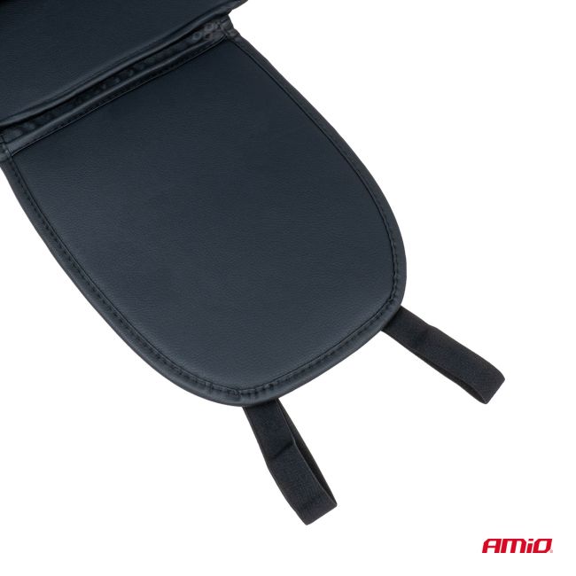 Husa scaun auto cu bile de masaj, suport lombar si tetiera, dimensiuni 147 x 68 cm, culoare Neagra