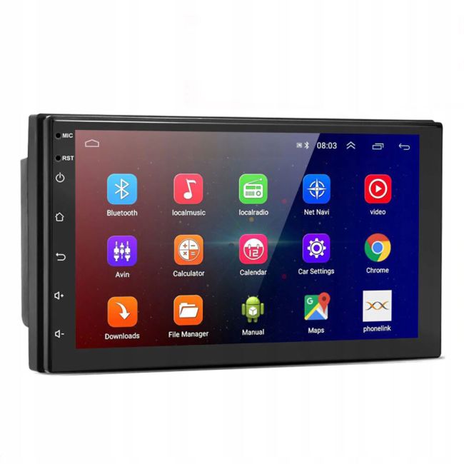 Player Video Auto cu ANDROID si GPS + Camera Marsarier INCLUSA, dimensiune 2DIN, TouchScreen de 7 inch, 4 x 45W, model WDS-40 cu Bluetooth, Handsfree, Radio, MP3, WMA, MP4, Telecomanda