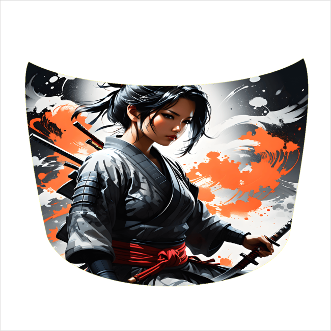 Folie Capota Auto "Hood Art" rezistenta la exterior, marime M (165 x 120cm) - Cod: AVX-CAPOTA-005M