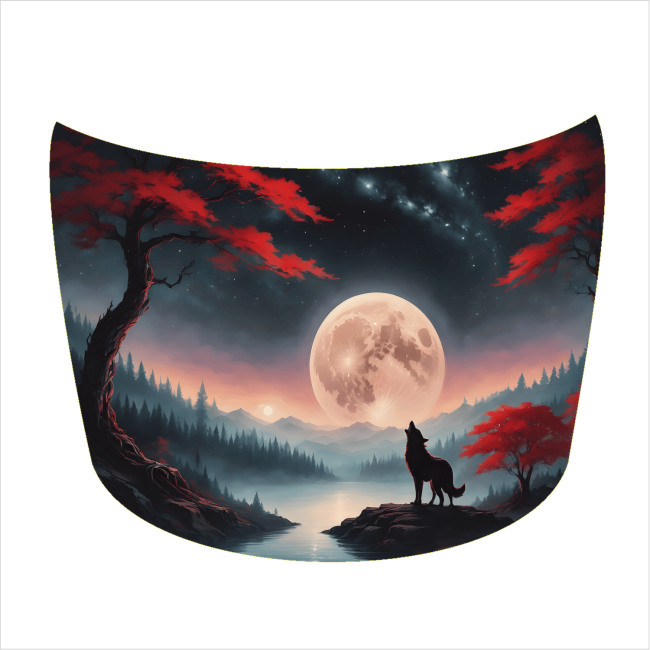 Folie Capota Auto "Hood Art" rezistenta la exterior, marime M (165 x 120cm) - Cod: AVX-CAPOTA-021M