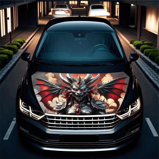 Folie Capota Auto "Hood Art" rezistenta la exterior, marime M (165 x 120cm) - Cod: AVX-CAPOTA-027M
