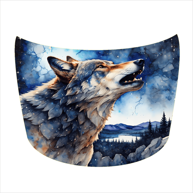Folie Capota Auto "Hood Art" rezistenta la exterior, marime M (165 x 120cm) - Cod: AVX-CAPOTA-030M