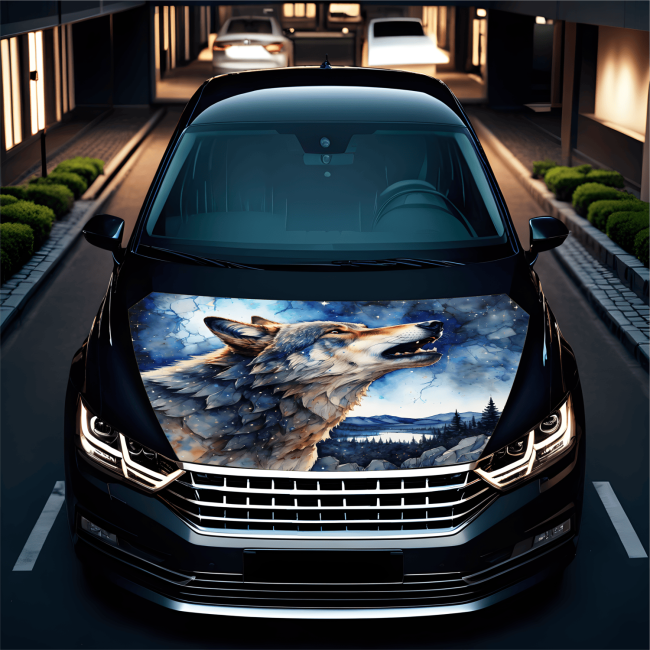 Folie Capota Auto "Hood Art" rezistenta la exterior, marime M (165 x 120cm) - Cod: AVX-CAPOTA-030M