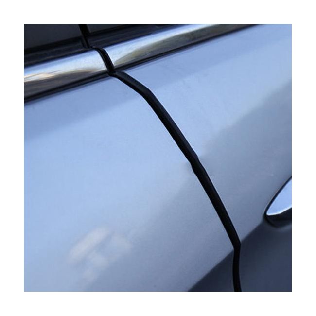 Rola Ornament Auto de tip "U" pentru muchii sau grila ventilatie, 15m liniari, culoare Neagra