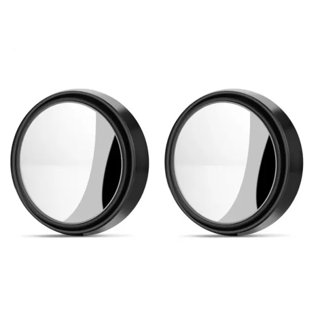 Set 2 Oglinzi unghi mort cu reglaj 360°, auto-adezive, diametru 48 mm