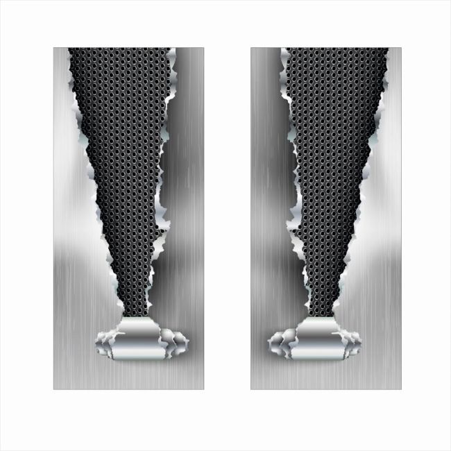 Set 2 stickere decorative pentru stalpii usilor, print autoadeziv de inalta rezolutie, dimensine 2 buc x 50 x 22 cm , cod: AVX-SSU-06