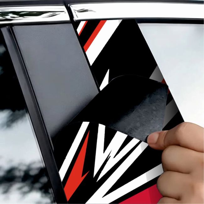 Set 2 stickere decorative pentru stalpii usilor, print autoadeziv de inalta rezolutie, dimensine 2 buc x 50 x 22 cm , cod: AVX-SSU-29