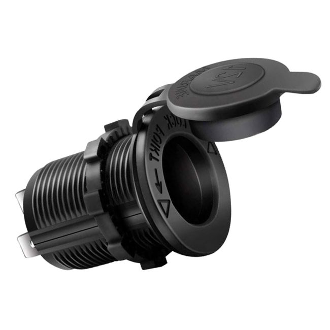 Priza suplimentara impermeabila pentru vehicule Off Road, ATV, SSV, tensiune 12V - 24V