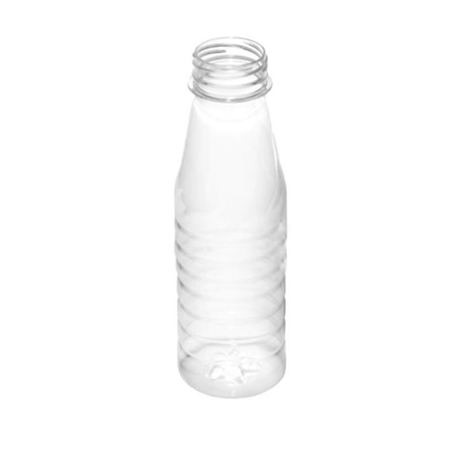 Sticla PET 330ml cilindrica, transparenta pentru Fresh, filet 38mm